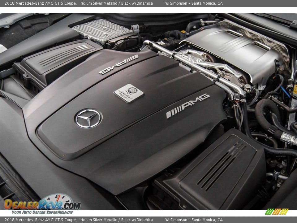 2018 Mercedes-Benz AMG GT S Coupe 4.0 Liter AMG Twin-Turbocharged DOHC 32-Valve VVT V8 Engine Photo #34
