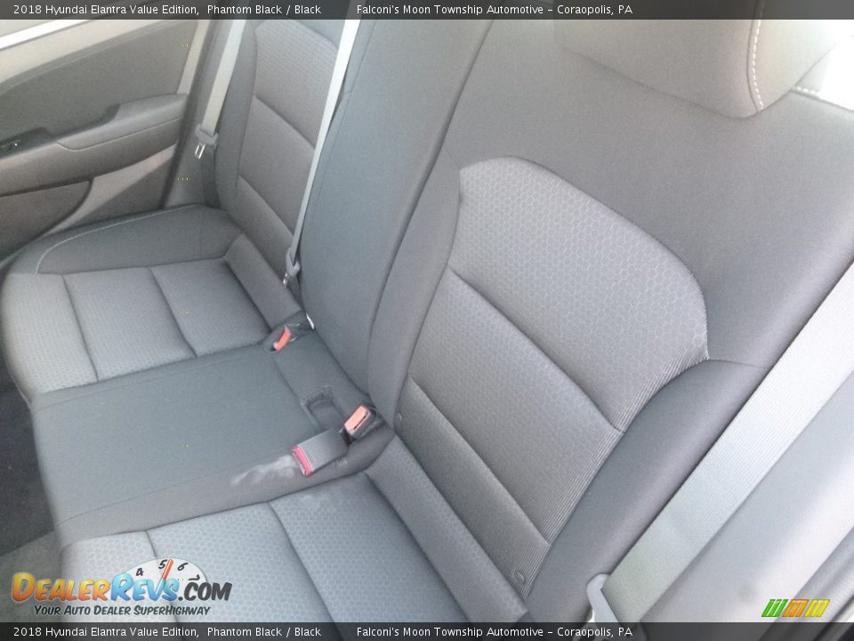 2018 Hyundai Elantra Value Edition Phantom Black / Black Photo #8