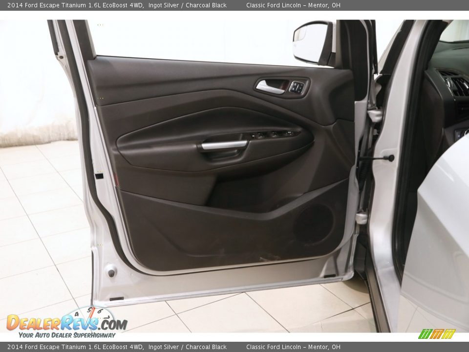 2014 Ford Escape Titanium 1.6L EcoBoost 4WD Ingot Silver / Charcoal Black Photo #4