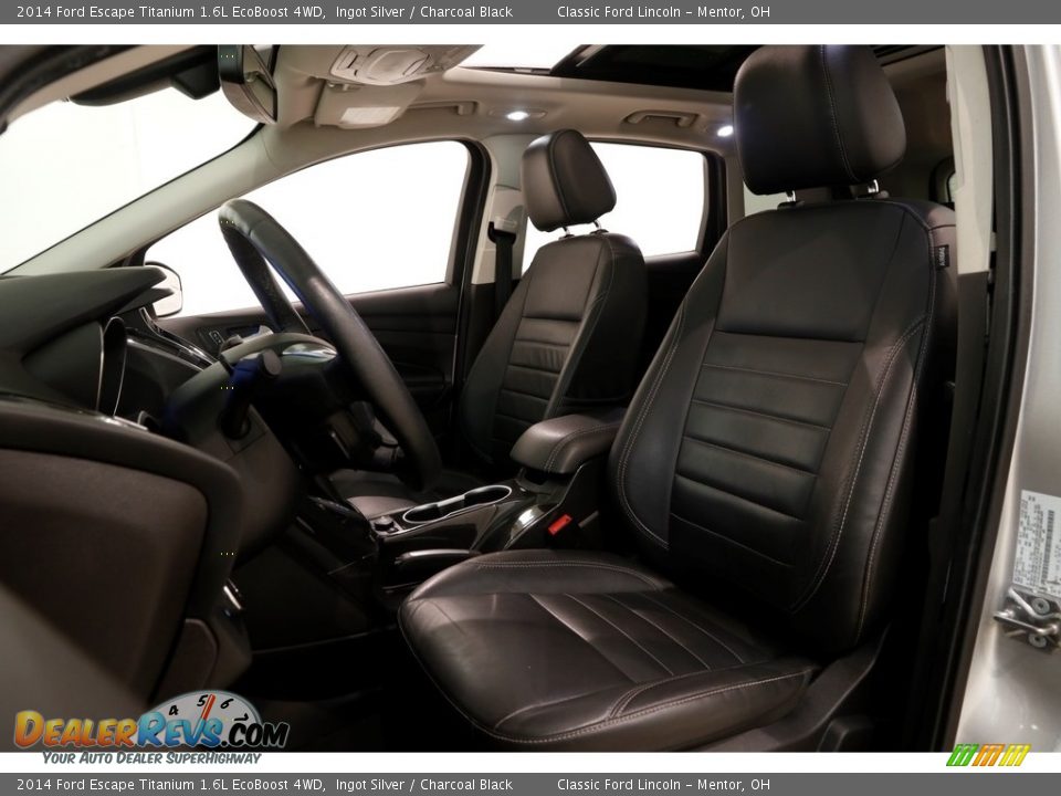 2014 Ford Escape Titanium 1.6L EcoBoost 4WD Ingot Silver / Charcoal Black Photo #5