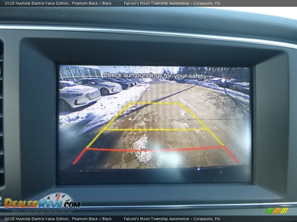 2018 Hyundai Elantra Value Edition Phantom Black / Black Photo #15