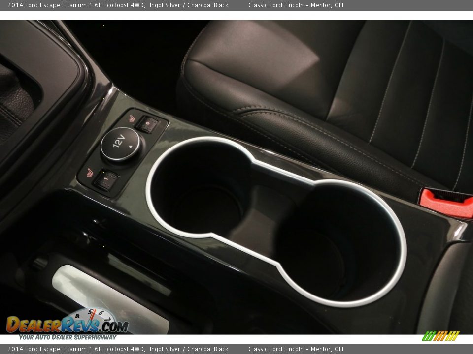 2014 Ford Escape Titanium 1.6L EcoBoost 4WD Ingot Silver / Charcoal Black Photo #13