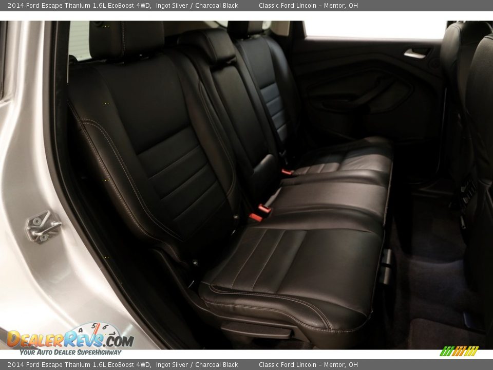 2014 Ford Escape Titanium 1.6L EcoBoost 4WD Ingot Silver / Charcoal Black Photo #15