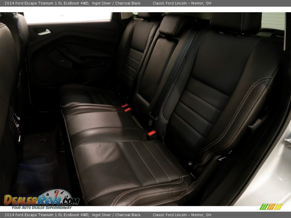 2014 Ford Escape Titanium 1.6L EcoBoost 4WD Ingot Silver / Charcoal Black Photo #16