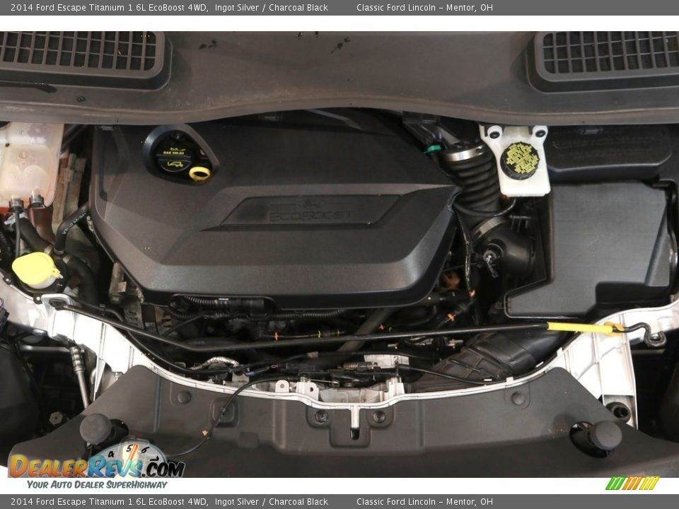 2014 Ford Escape Titanium 1.6L EcoBoost 4WD Ingot Silver / Charcoal Black Photo #18