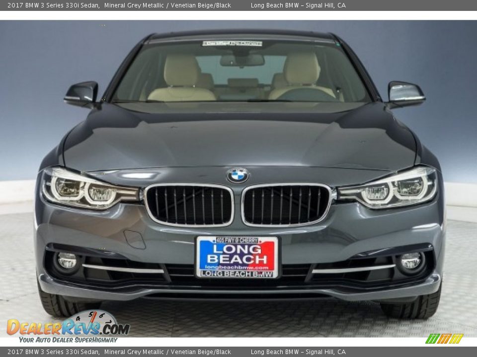 2017 BMW 3 Series 330i Sedan Mineral Grey Metallic / Venetian Beige/Black Photo #2