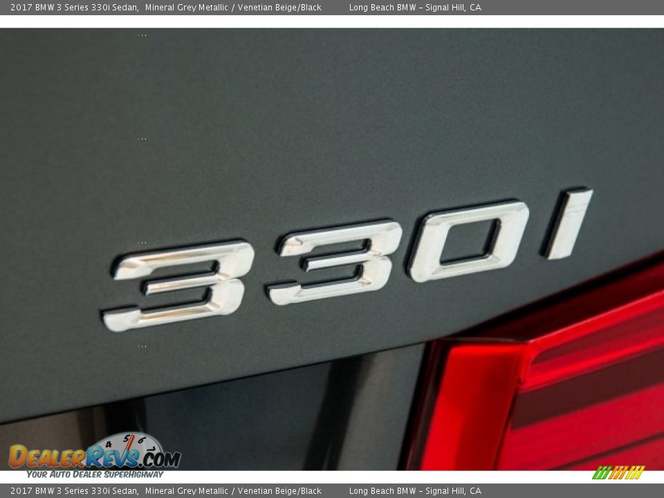 2017 BMW 3 Series 330i Sedan Mineral Grey Metallic / Venetian Beige/Black Photo #6