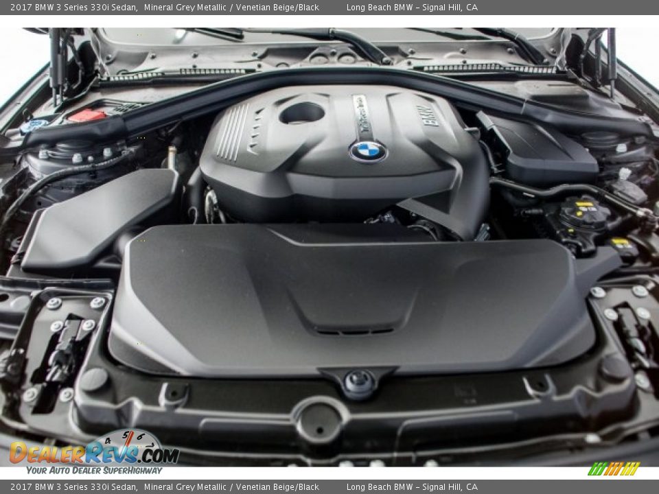 2017 BMW 3 Series 330i Sedan Mineral Grey Metallic / Venetian Beige/Black Photo #9