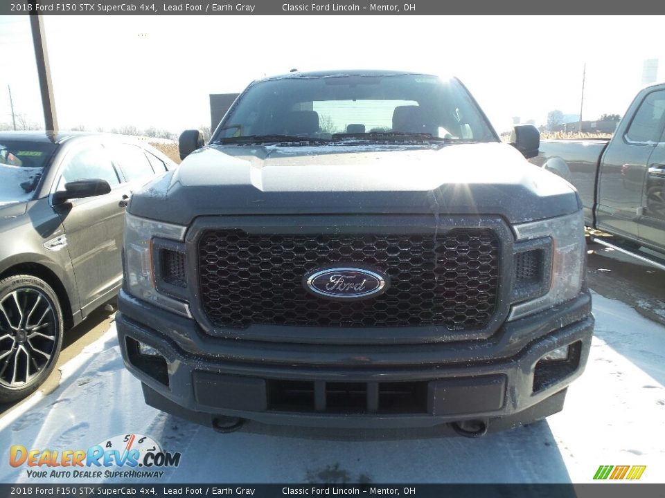 2018 Ford F150 STX SuperCab 4x4 Lead Foot / Earth Gray Photo #2