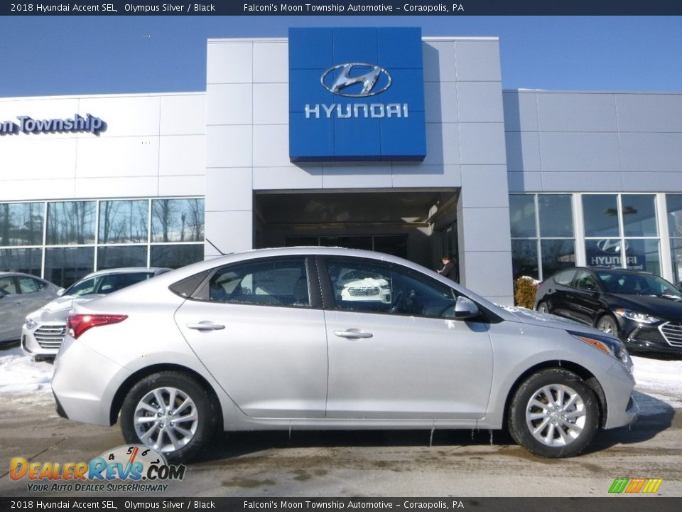 2018 Hyundai Accent SEL Olympus Silver / Black Photo #1