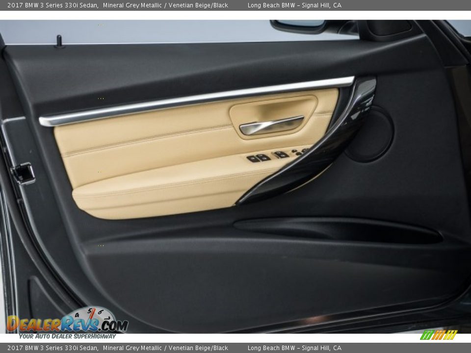 2017 BMW 3 Series 330i Sedan Mineral Grey Metallic / Venetian Beige/Black Photo #19