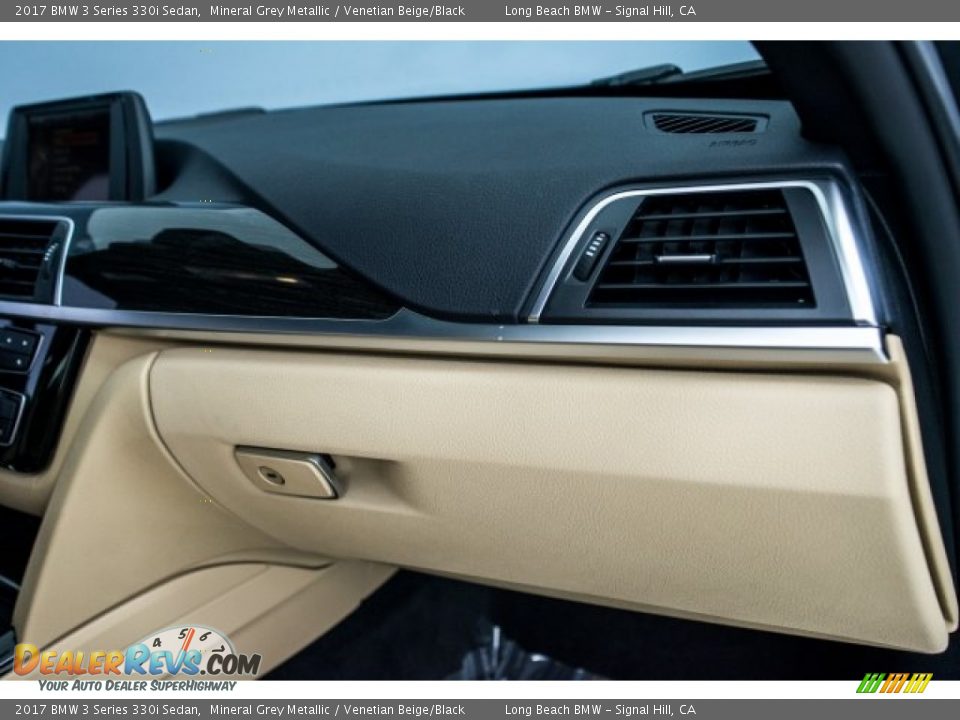 2017 BMW 3 Series 330i Sedan Mineral Grey Metallic / Venetian Beige/Black Photo #22
