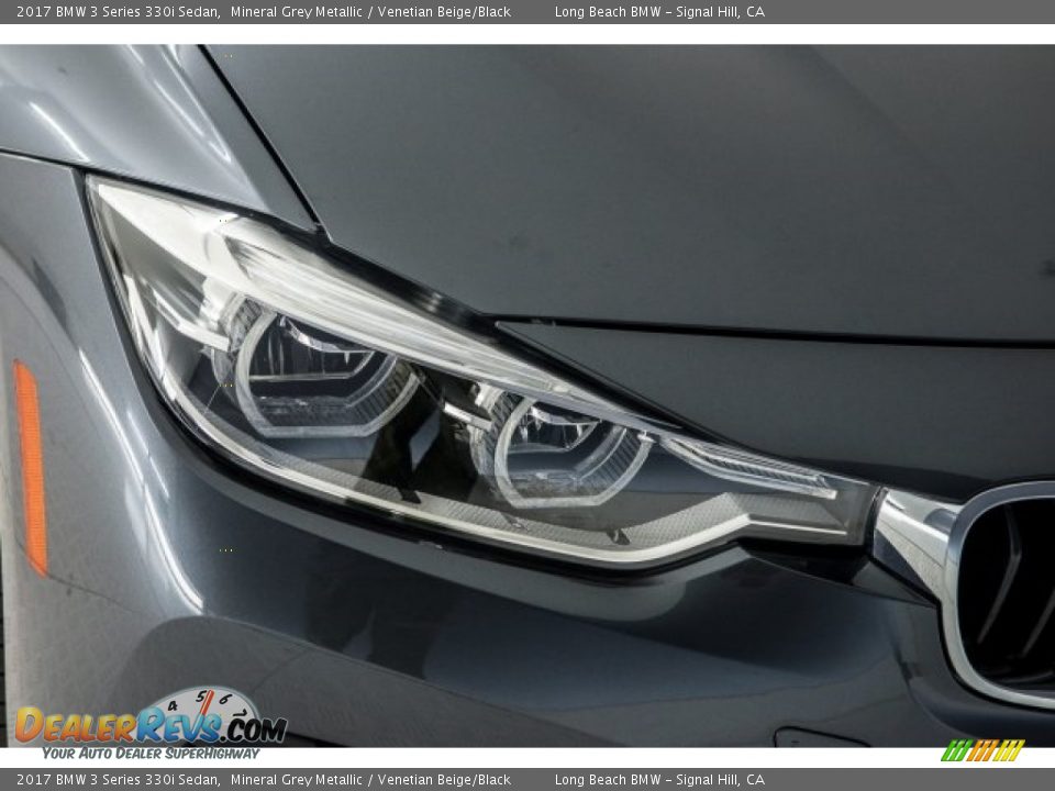 2017 BMW 3 Series 330i Sedan Mineral Grey Metallic / Venetian Beige/Black Photo #25