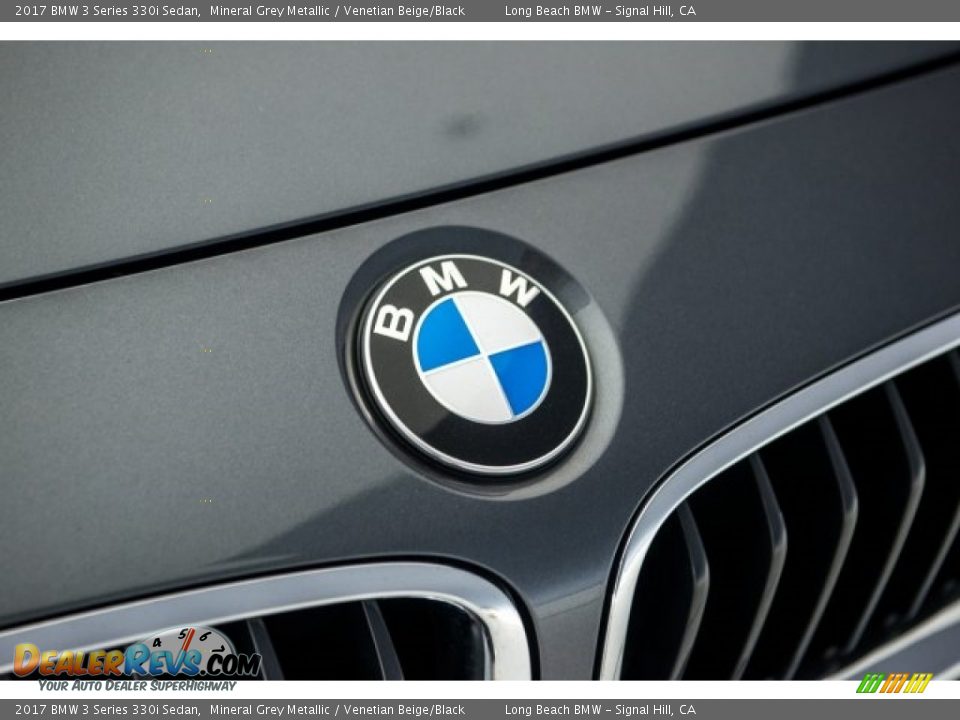 2017 BMW 3 Series 330i Sedan Mineral Grey Metallic / Venetian Beige/Black Photo #26