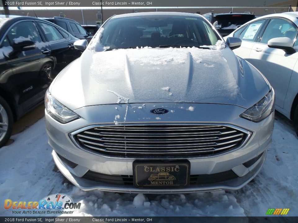 2018 Ford Fusion SE Ingot Silver / Ebony Photo #2