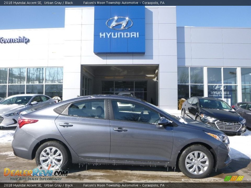 2018 Hyundai Accent SE Urban Gray / Black Photo #1