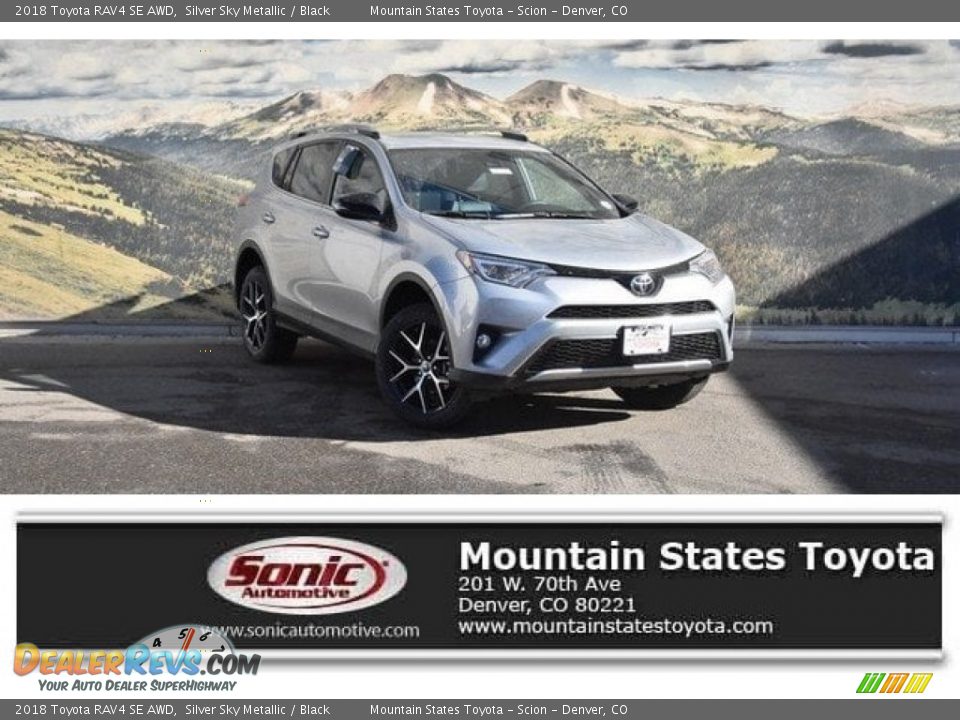 2018 Toyota RAV4 SE AWD Silver Sky Metallic / Black Photo #1