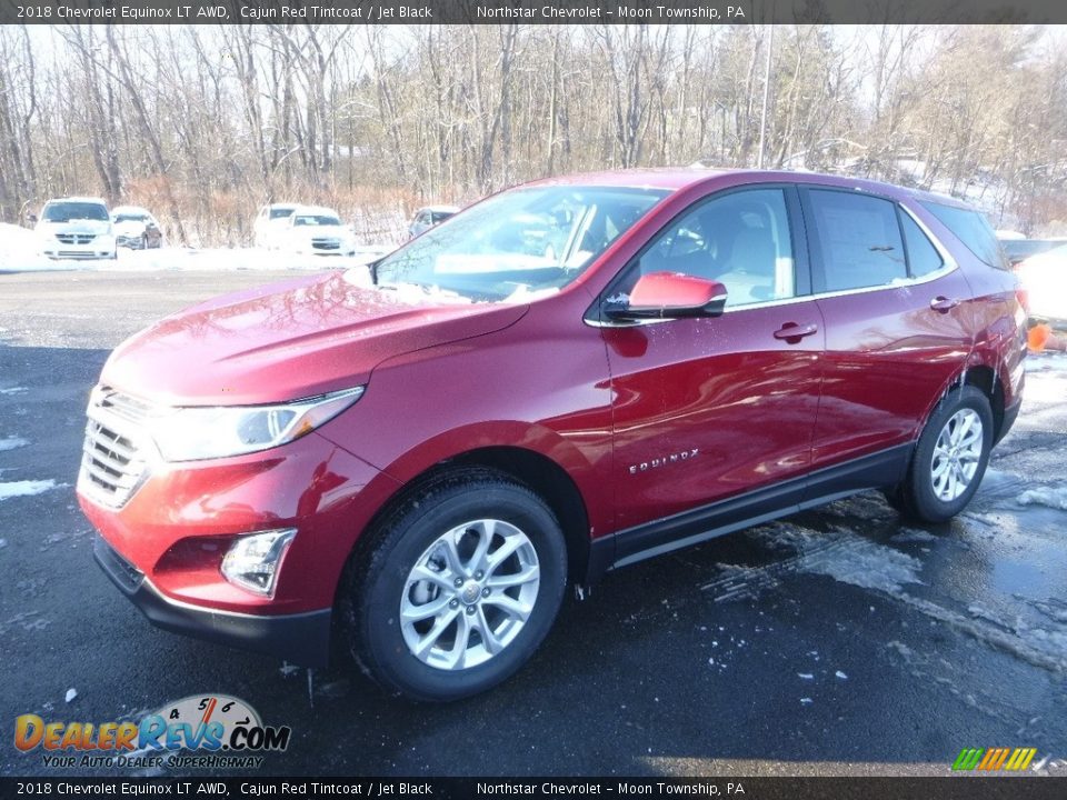 2018 Chevrolet Equinox LT AWD Cajun Red Tintcoat / Jet Black Photo #1