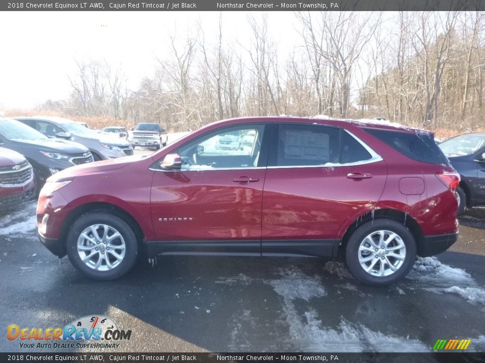 2018 Chevrolet Equinox LT AWD Cajun Red Tintcoat / Jet Black Photo #2