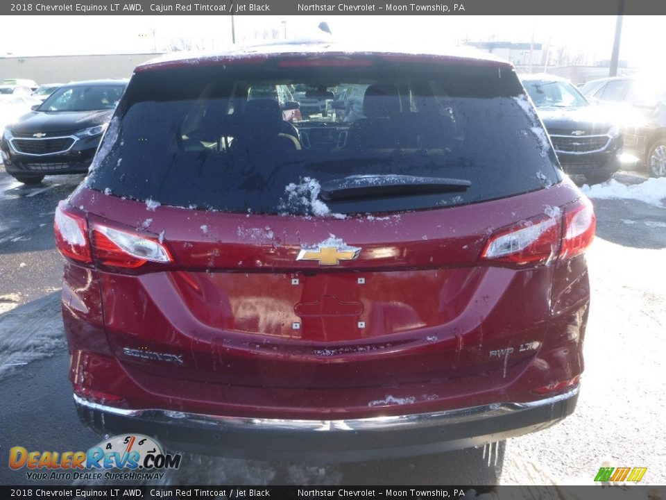 2018 Chevrolet Equinox LT AWD Cajun Red Tintcoat / Jet Black Photo #4