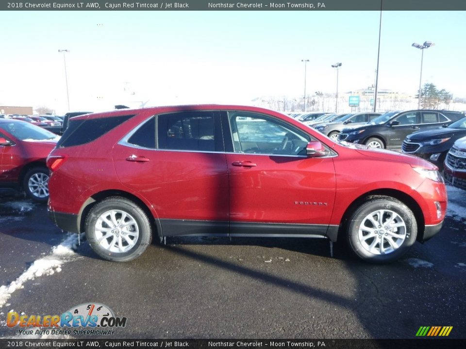 2018 Chevrolet Equinox LT AWD Cajun Red Tintcoat / Jet Black Photo #6