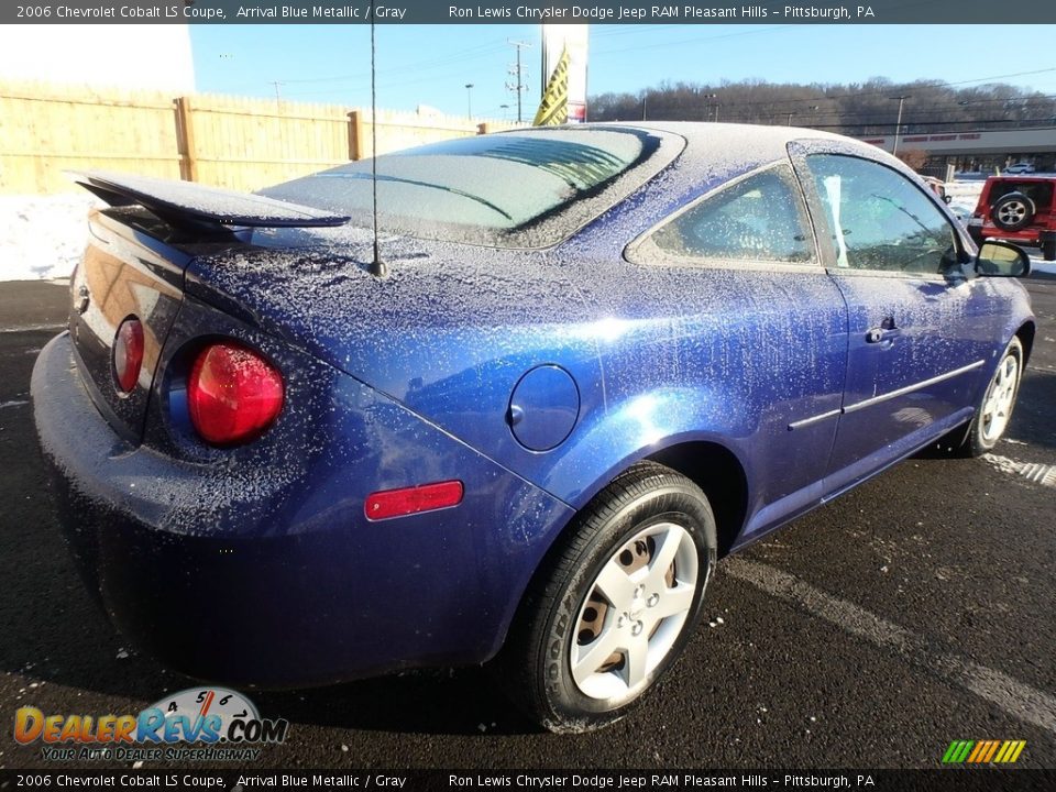 2006 Chevrolet Cobalt LS Coupe Arrival Blue Metallic / Gray Photo #2
