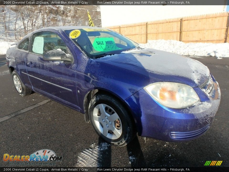 2006 Chevrolet Cobalt LS Coupe Arrival Blue Metallic / Gray Photo #4