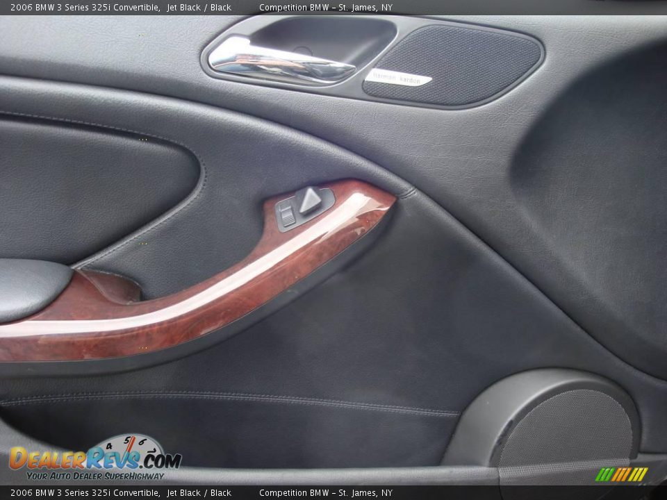 2006 BMW 3 Series 325i Convertible Jet Black / Black Photo #8