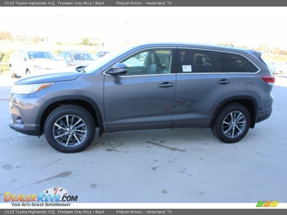 2018 Toyota Highlander XLE Predawn Gray Mica / Black Photo #5