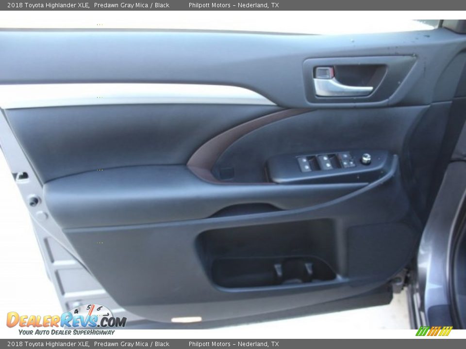 2018 Toyota Highlander XLE Predawn Gray Mica / Black Photo #8