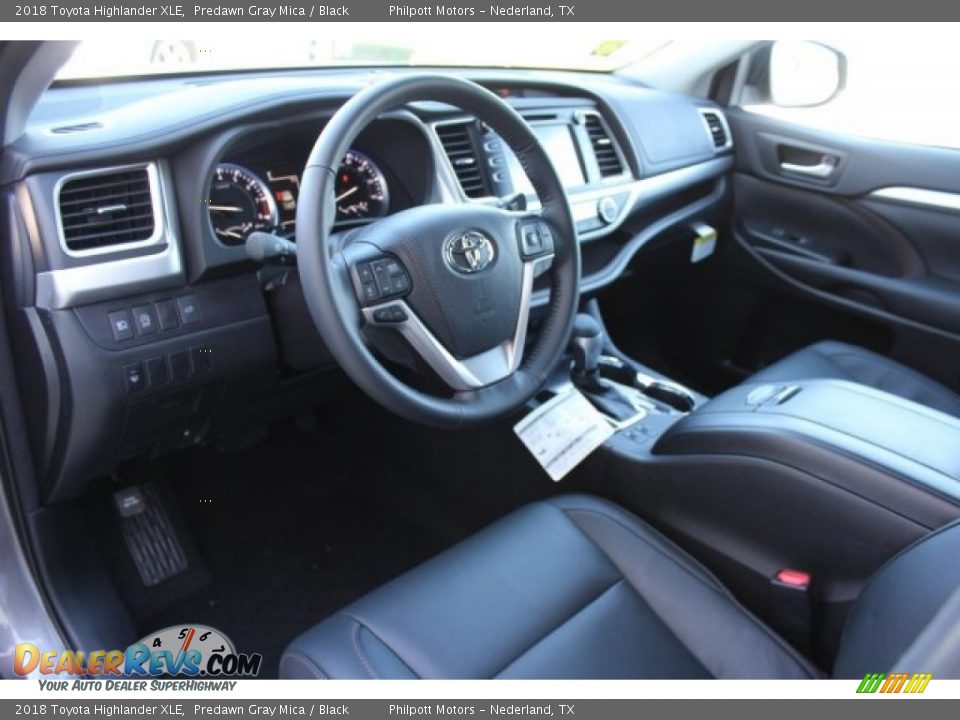 2018 Toyota Highlander XLE Predawn Gray Mica / Black Photo #10