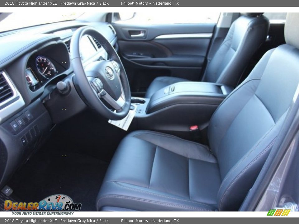 2018 Toyota Highlander XLE Predawn Gray Mica / Black Photo #11