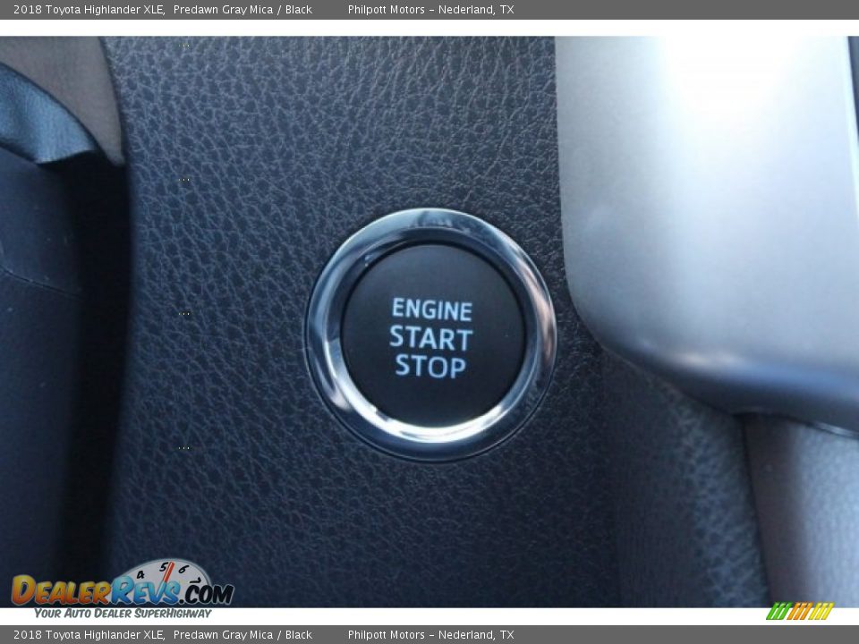 2018 Toyota Highlander XLE Predawn Gray Mica / Black Photo #14