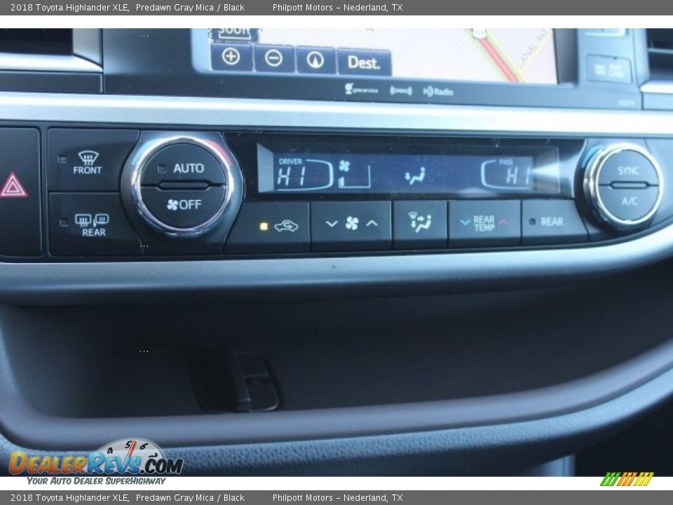 2018 Toyota Highlander XLE Predawn Gray Mica / Black Photo #15