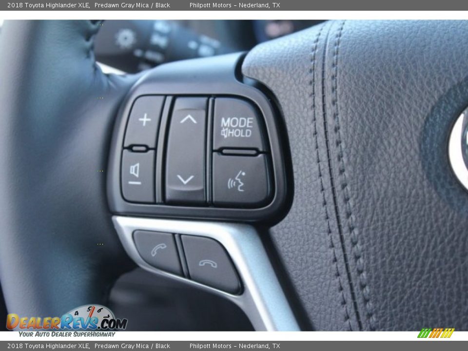 2018 Toyota Highlander XLE Predawn Gray Mica / Black Photo #20