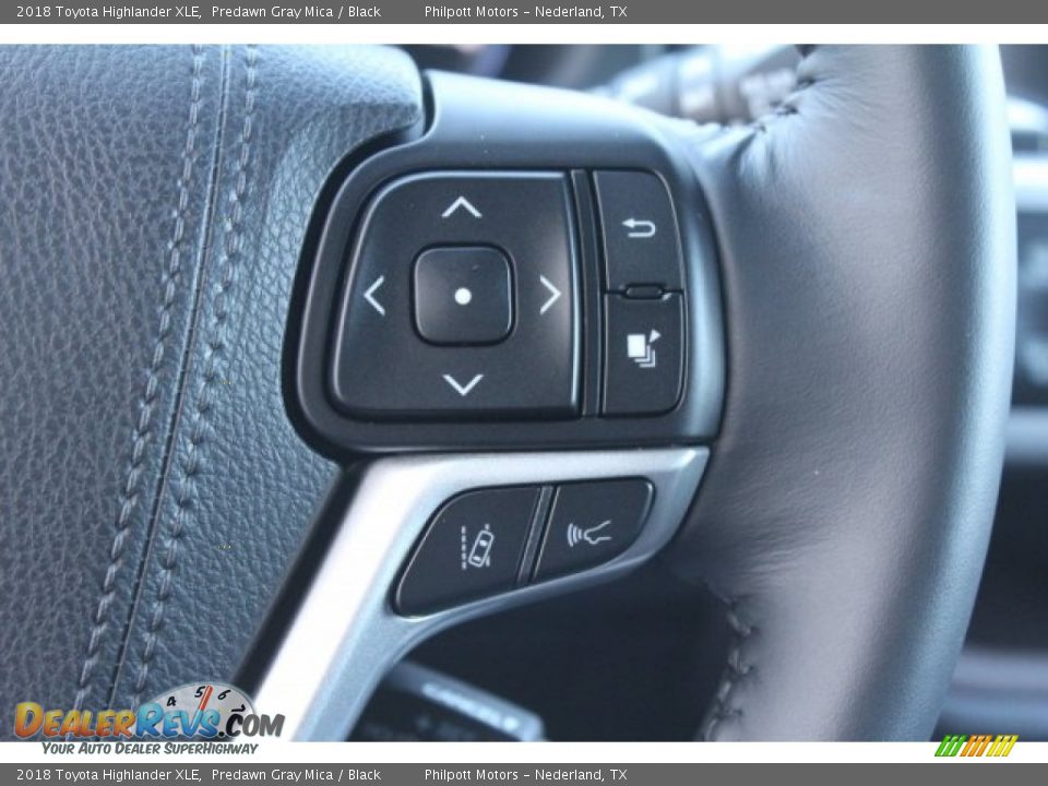 2018 Toyota Highlander XLE Predawn Gray Mica / Black Photo #21
