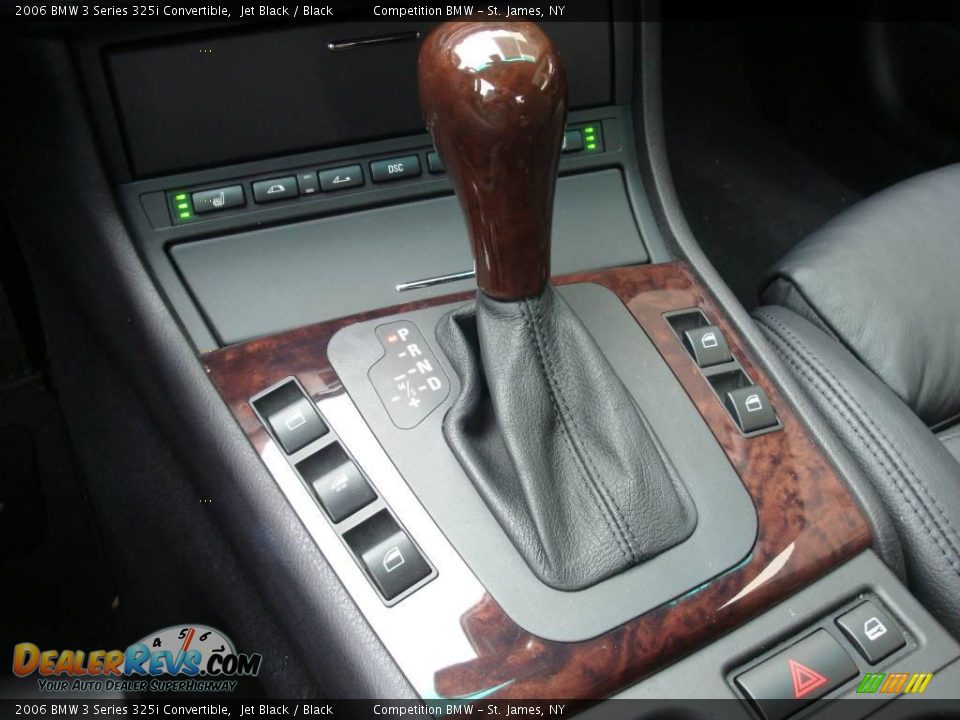 2006 BMW 3 Series 325i Convertible Jet Black / Black Photo #14