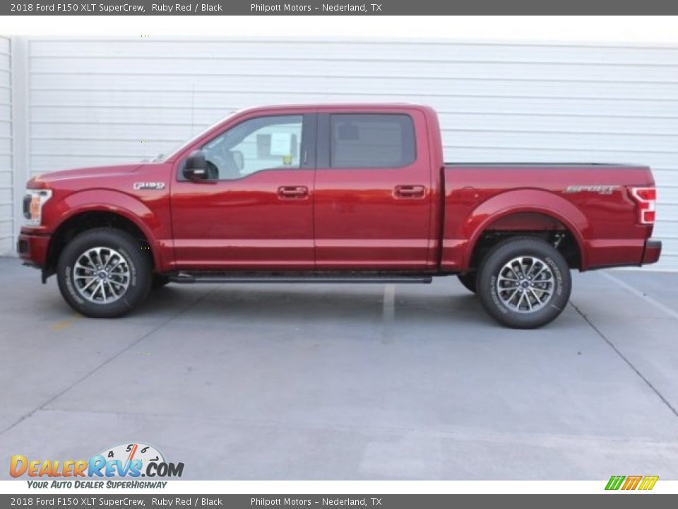 2018 Ford F150 XLT SuperCrew Ruby Red / Black Photo #5