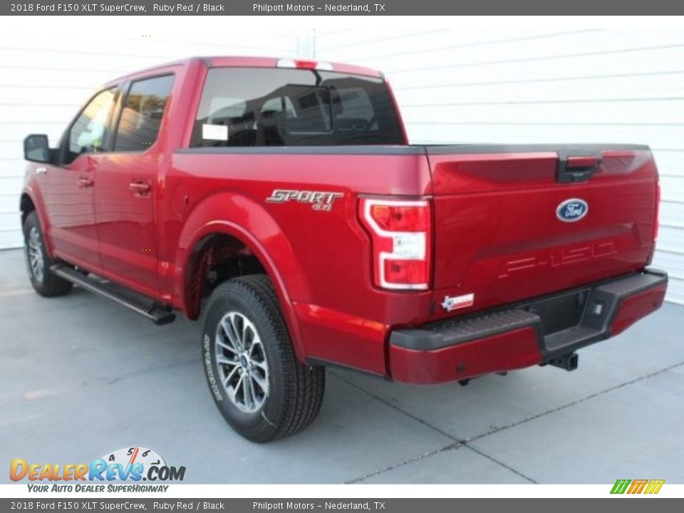 2018 Ford F150 XLT SuperCrew Ruby Red / Black Photo #6