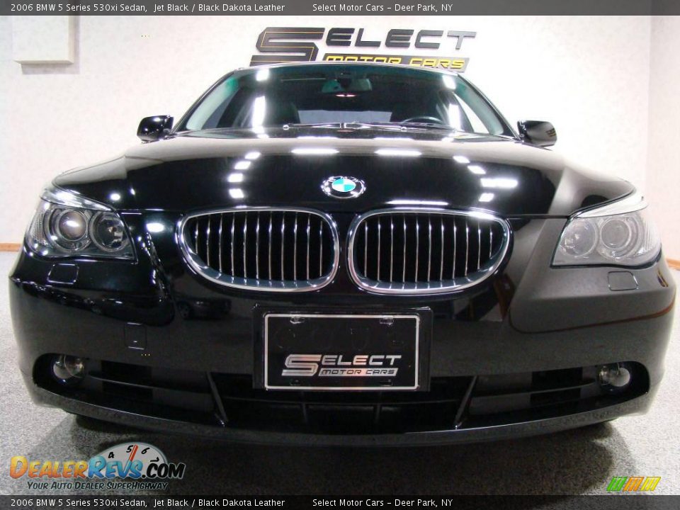 2006 BMW 5 Series 530xi Sedan Jet Black / Black Dakota Leather Photo #2