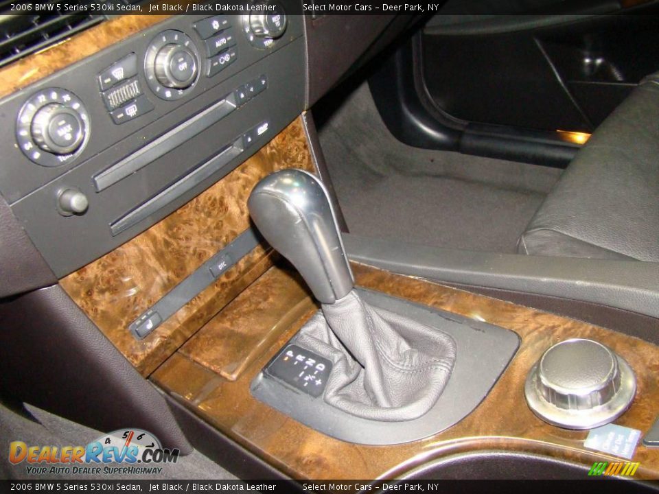 2006 BMW 5 Series 530xi Sedan Jet Black / Black Dakota Leather Photo #9