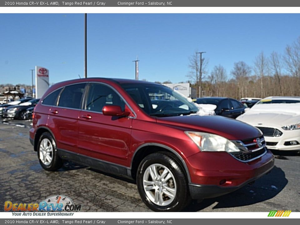 2010 Honda CR-V EX-L AWD Tango Red Pearl / Gray Photo #1