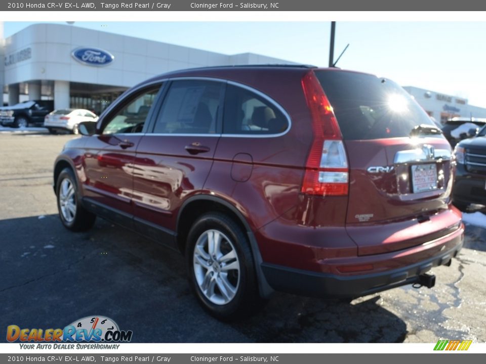 2010 Honda CR-V EX-L AWD Tango Red Pearl / Gray Photo #4