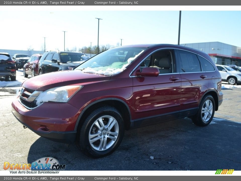 2010 Honda CR-V EX-L AWD Tango Red Pearl / Gray Photo #6