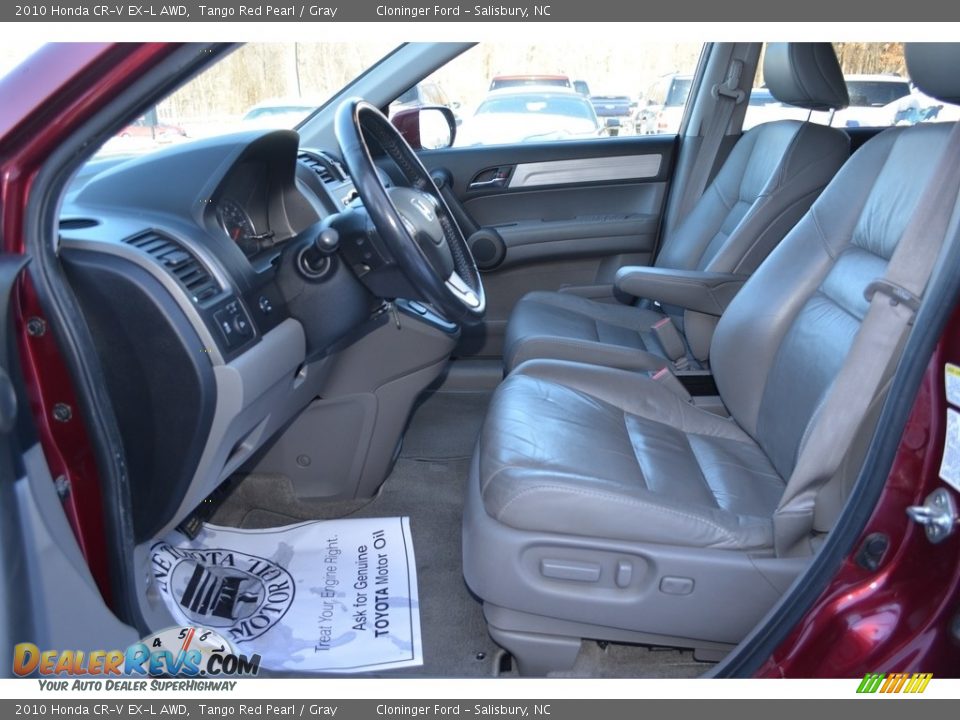 2010 Honda CR-V EX-L AWD Tango Red Pearl / Gray Photo #10