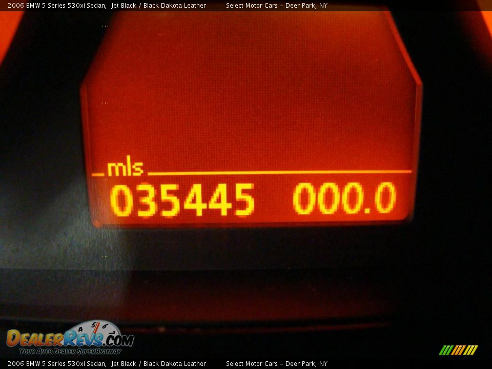 2006 BMW 5 Series 530xi Sedan Jet Black / Black Dakota Leather Photo #15