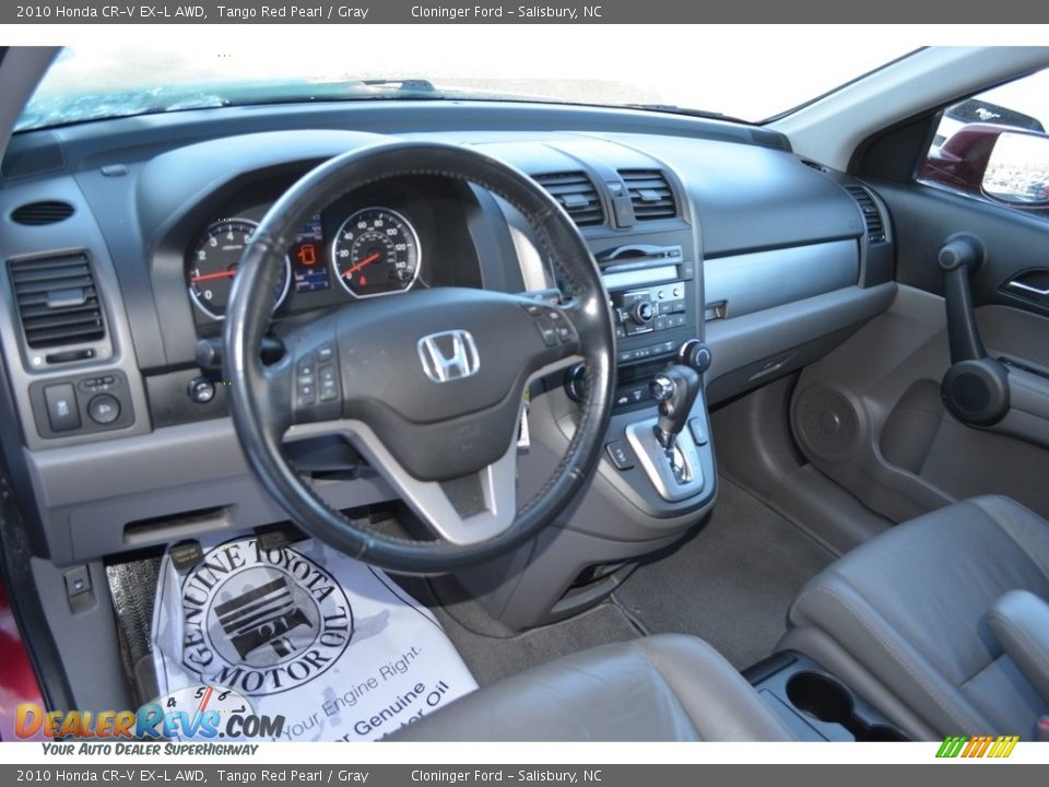 2010 Honda CR-V EX-L AWD Tango Red Pearl / Gray Photo #12