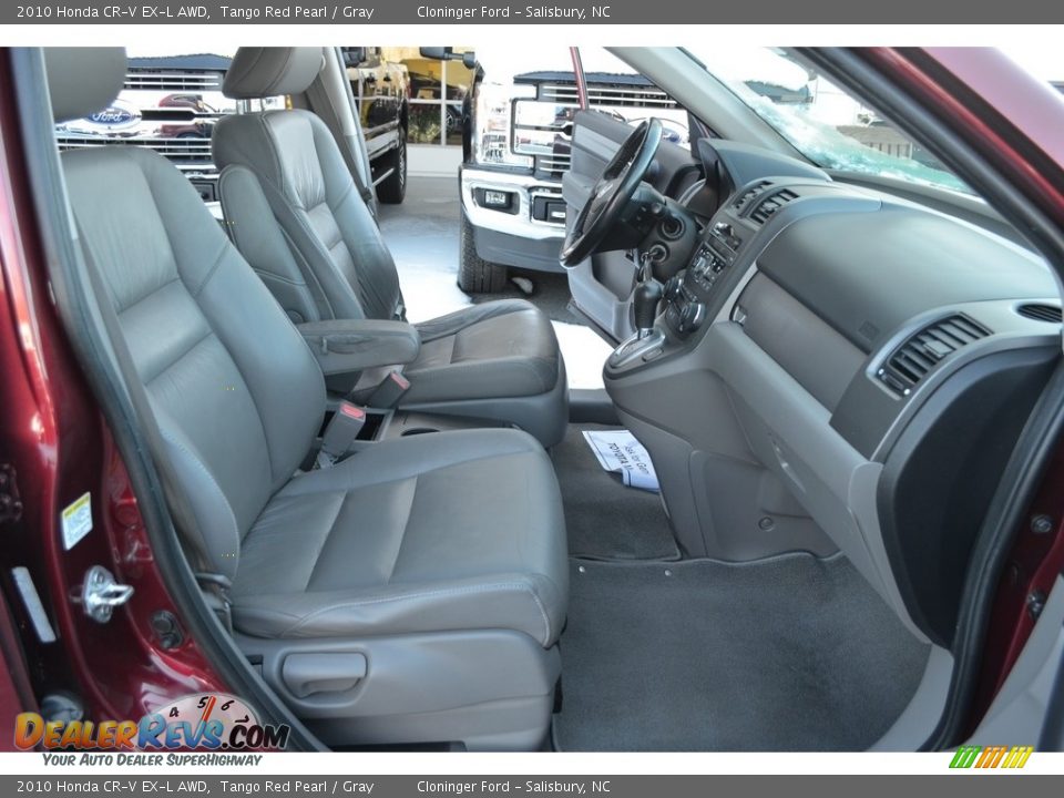 2010 Honda CR-V EX-L AWD Tango Red Pearl / Gray Photo #17