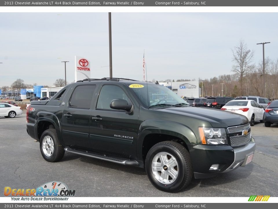 2013 Chevrolet Avalanche LT 4x4 Black Diamond Edition Fairway Metallic / Ebony Photo #1