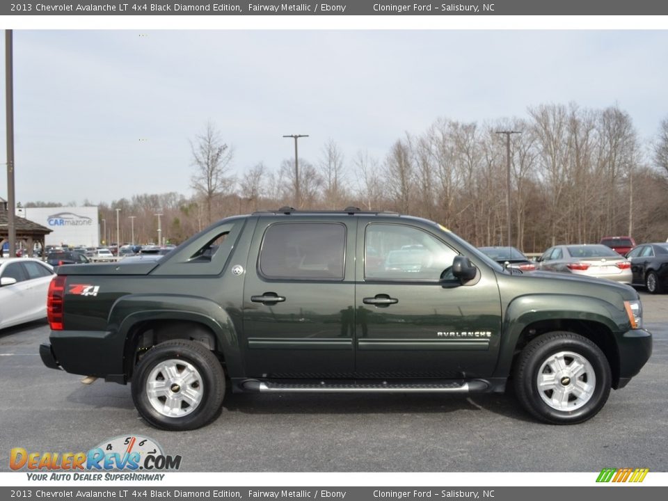 2013 Chevrolet Avalanche LT 4x4 Black Diamond Edition Fairway Metallic / Ebony Photo #2